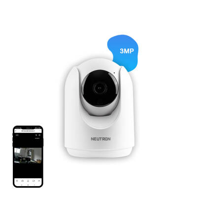 Neutron 3MP İç Mekan Pan/Tilt IP Güvenlik Kamerası - 1