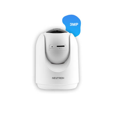 Neutron 3MP İç Mekan Pan/Tilt IP Güvenlik Kamerası - 3