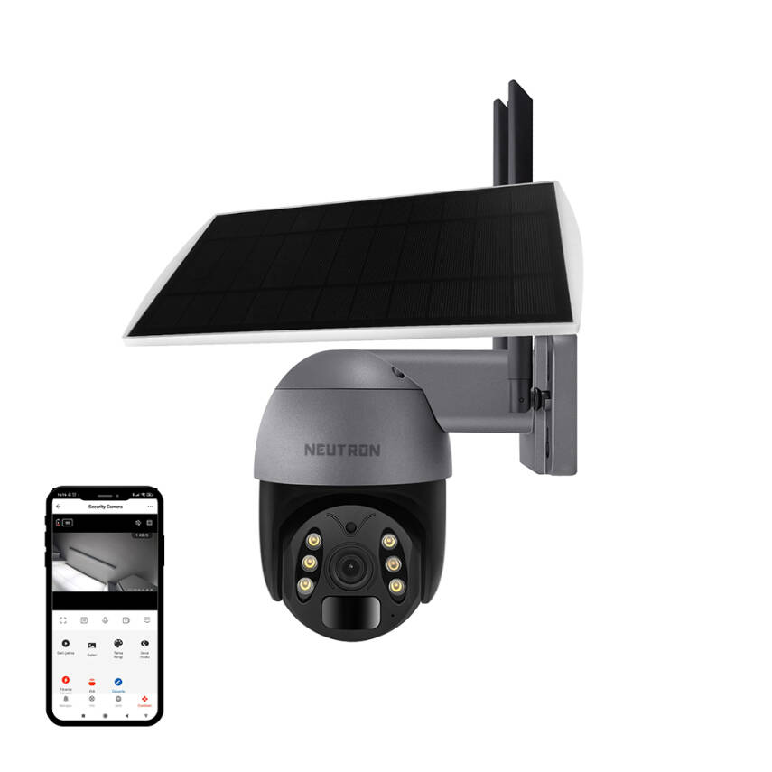 Neutron 3MP 4G Sim Kartlı Pan/Tilt IP Solar Kamera - 1