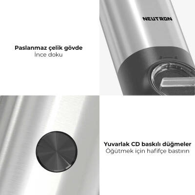 Neutron Elektrikli Tuz/Baharat Öğütücü Tekli - 6