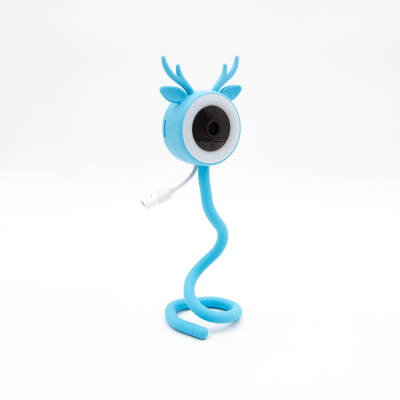 Neutron Geyik Figürlü Akıllı Bebek Kamerası Mavi - 3