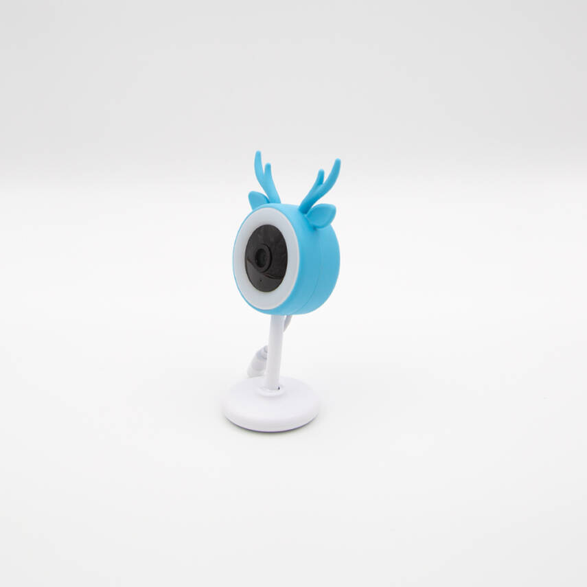 Neutron Geyik Figürlü Akıllı Bebek Kamerası Mavi - 5