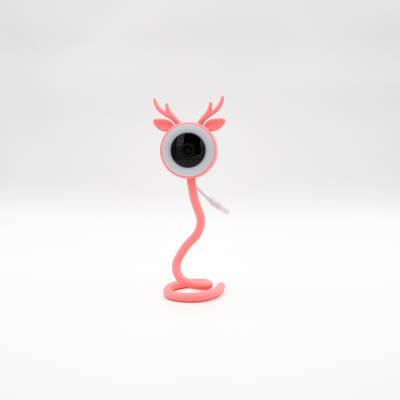 Neutron Geyik Figürlü Akıllı Bebek Kamerası Pembe - 2