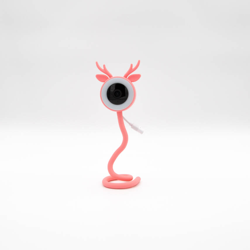 Neutron Geyik Figürlü Akıllı Bebek Kamerası Pembe - 2