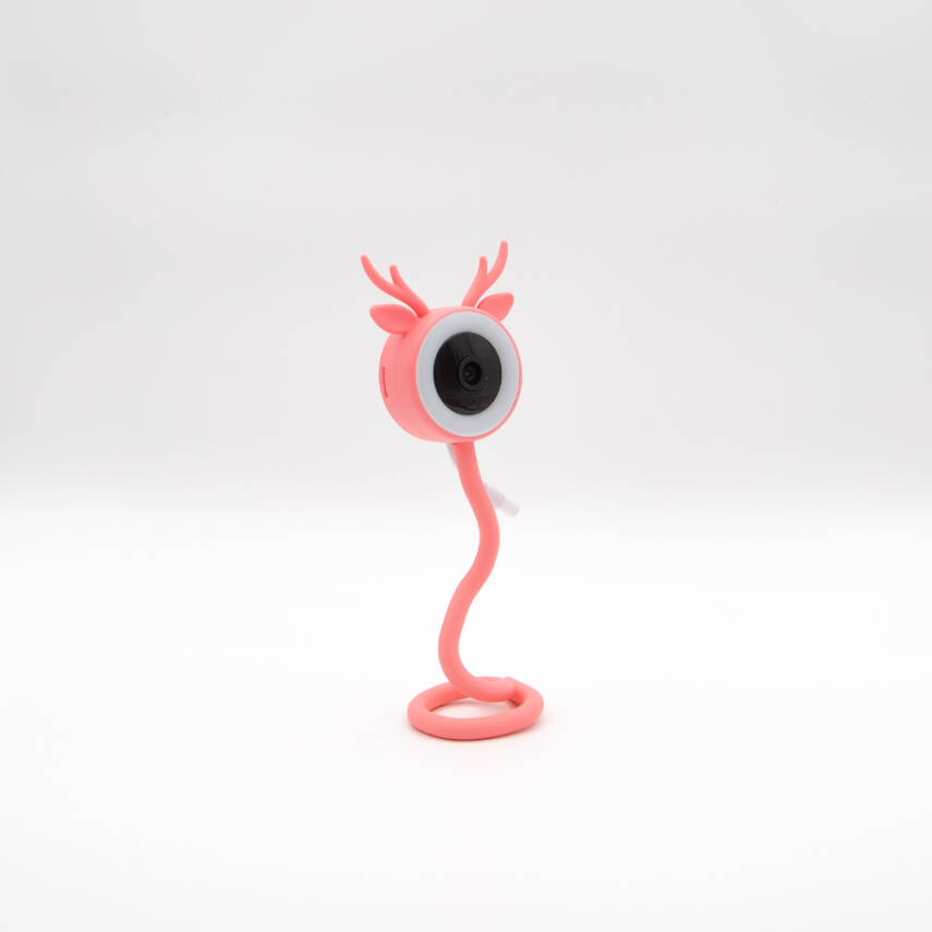 Neutron Geyik Figürlü Akıllı Bebek Kamerası Pembe - 3