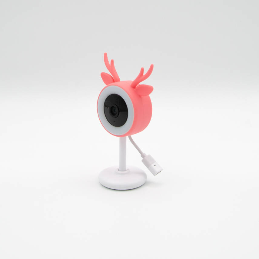 Neutron Geyik Figürlü Akıllı Bebek Kamerası Pembe - 6
