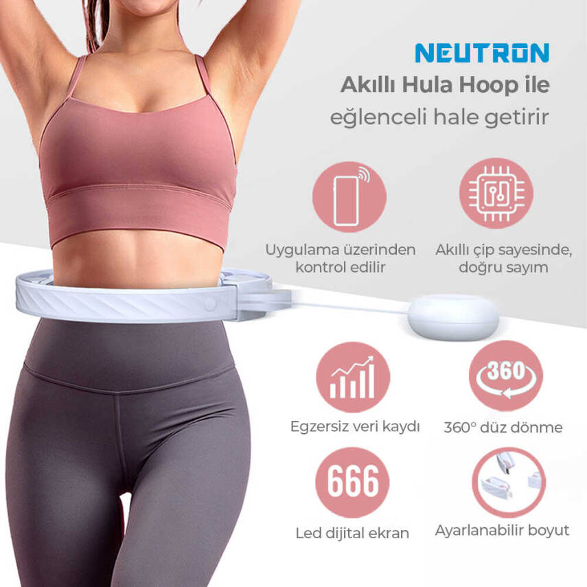 Neutron Hula Hoop Akıllı Egzersiz Çemberi - 2