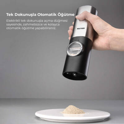 Neutron Elektrikli Tuz/Baharat Öğütücü İkili - 6