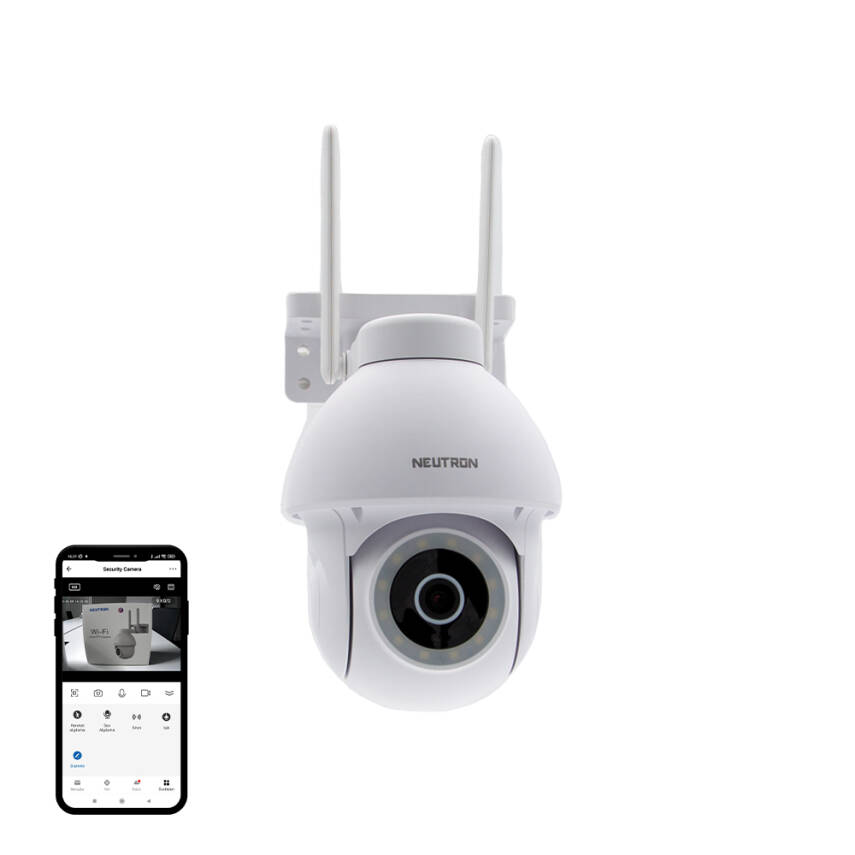 Neutron Kablosuz Dış Ortam Pan/Tilt 3MP IP Kamera - 1
