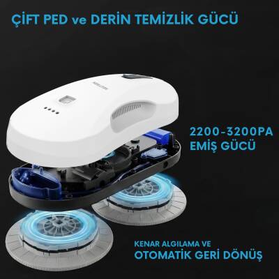 NEUTRON Akıllı Robotik Cam Temizleyici, Yüksek Tutuş Gücüne Sahip Cam Temizleme Robotu - 5