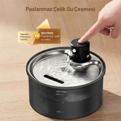 NEUTRON Akıllı Su Kabı, Evcil Hayvan Su Kabı, Otomatik Su Çeşmesi - 5