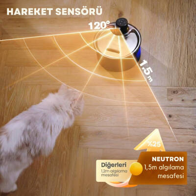 NEUTRON Akıllı Su Kabı, Evcil Hayvan Su Kabı, Otomatik Su Çeşmesi - 6