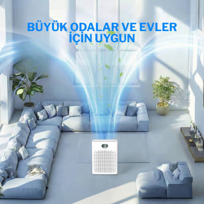 NEUTRON Hepa 13 Filtreli Hava Temizleyici, 3 Katmanlı Filtre, Akıllı Hava Temizleme Cihazı - 7