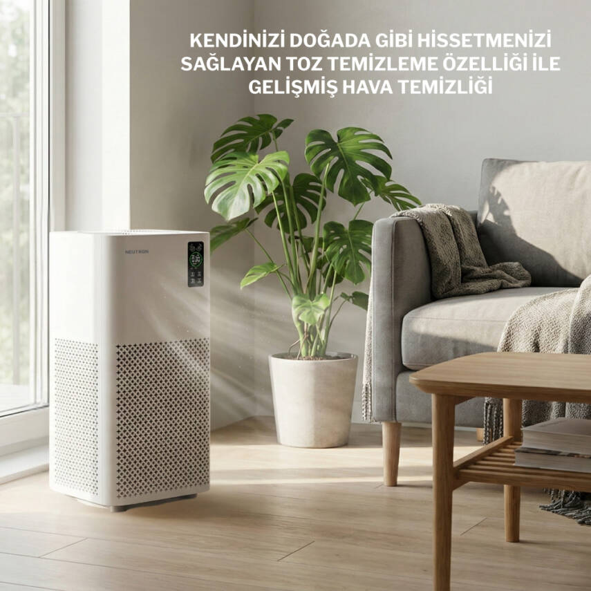 NEUTRON Hepa 13 Filtreli Hava Temizleyici, 3 Katmanlı Filtre, Geniş Ortamlar için Hava Temizleme Cihazı - 2
