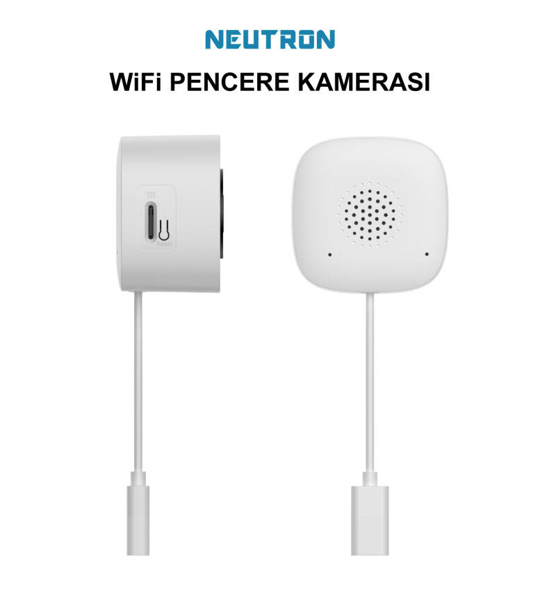 Neutron Manyetik Yapışkanlı 3MP Kablosuz Pencere Kamerası - 6