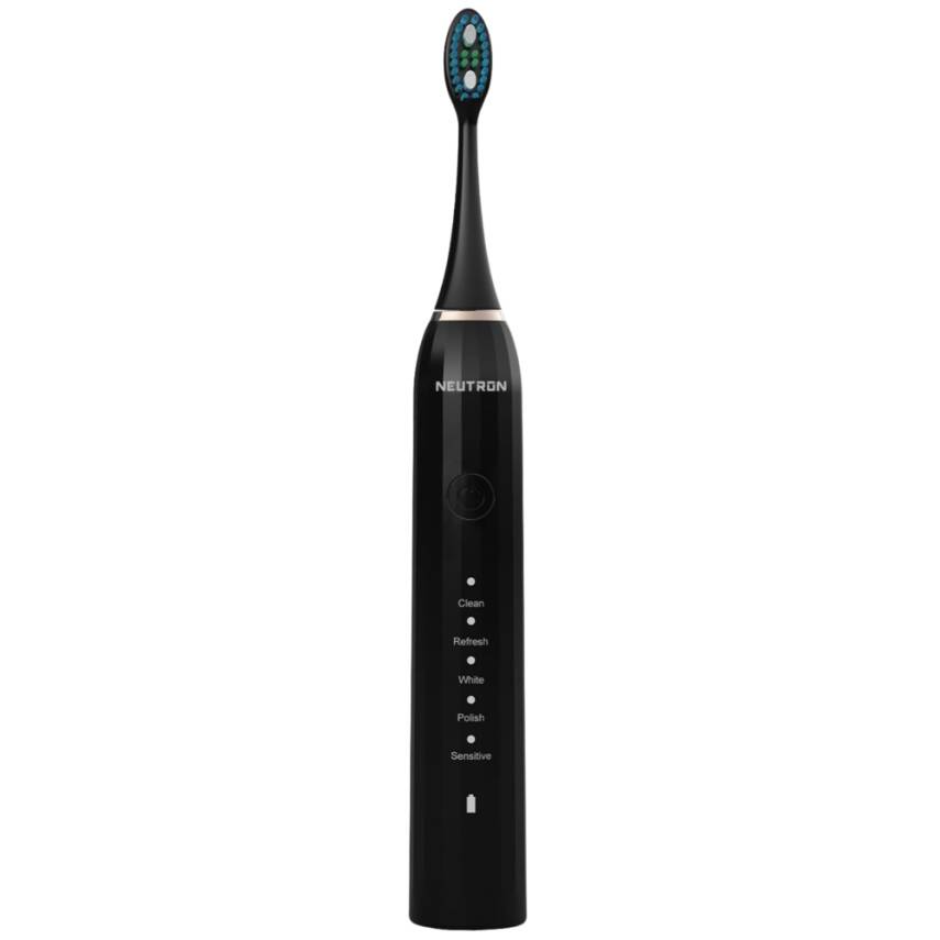 NEUTRON Şarjlı Sonik Diş Fırçası, Şarjlı Siyah Diş Fırçası - 1