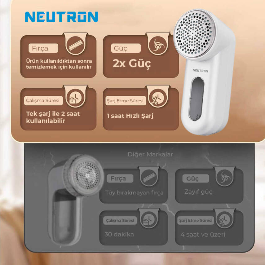 Neutron Şarjlı Tüy/Tiftik Temizleme Cihazı - 8