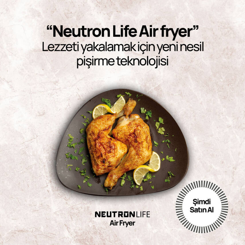 Neutron Smart Air Fryer Akıllı Fritöz XXL 7.3 Litre - 4