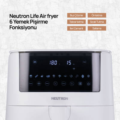 Neutron Smart Air Fryer Akıllı Fritöz XXL 7.3 Litre - 7