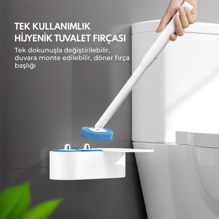 Neutron Tek Kullanımlık Hijyenik Tuvalet Fırçası - 1