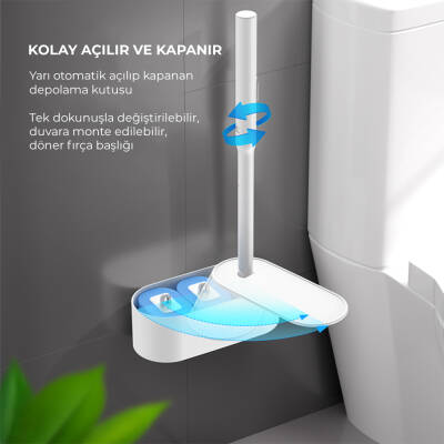 Neutron Tek Kullanımlık Hijyenik Tuvalet Fırçası - 3