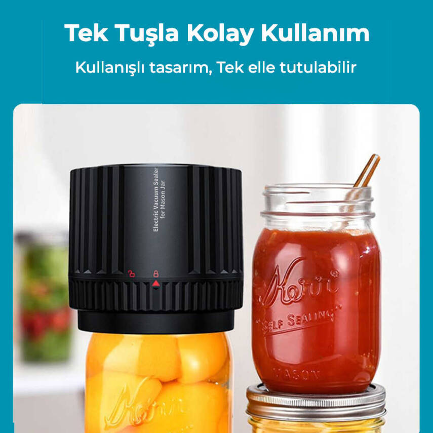 Neutron Vakumlu Kavanoz Kapağı Kapatma Cihazı - 8