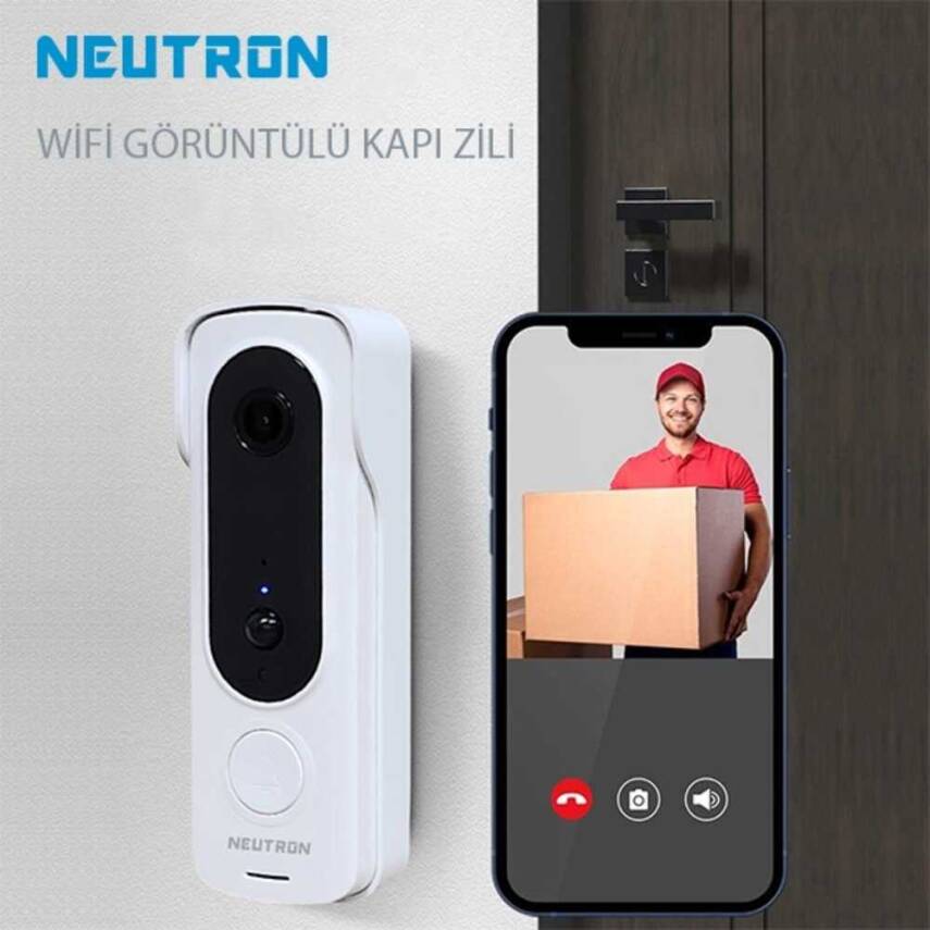 Neutron Wifi Görüntülü Kapı Zili - 1